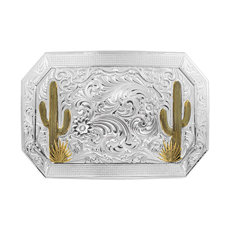 Montana Silversmiths Desert Joy Cactus Buckle - Ranch Rodeo