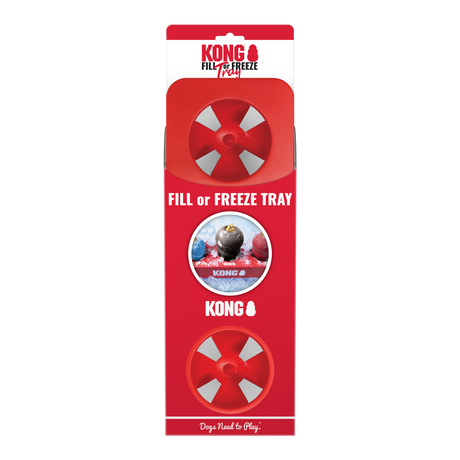 Kong Fill or Freeze Tray Red