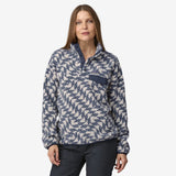 Patagonia Women's Lightweight Synchilla Snap-T Fleece Pullover - Synched Flight Small: Natural Synched Flight Small: Natural