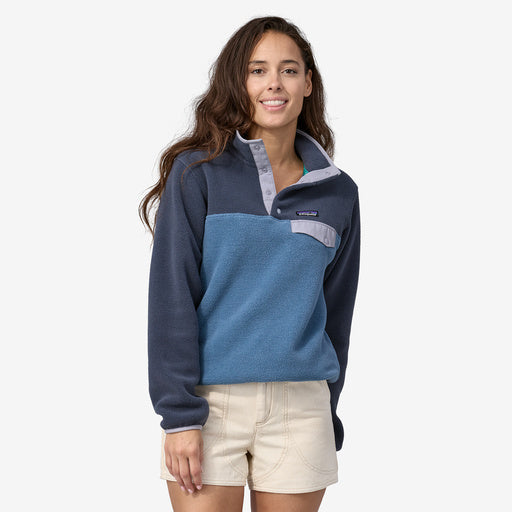Patagonia Women's Lightweight Synchilla Snap-T Fleece Pullover Utility Blue
