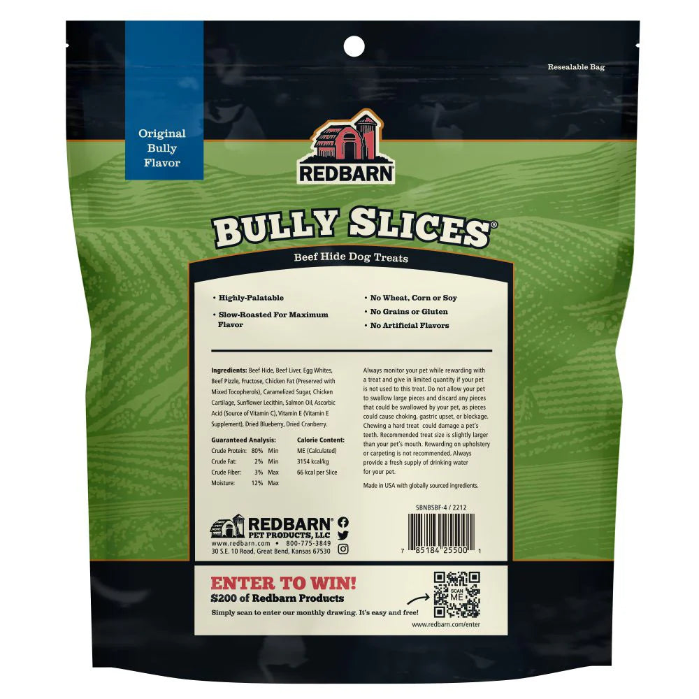 Redbarn Pet Products Bully Slices Original Beef Flavor - 9oz