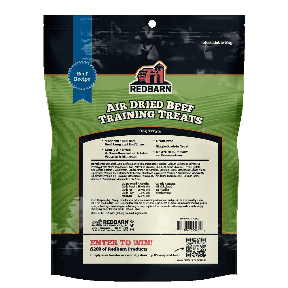 Red Barn Beef Cuts Dog Treats, 8oz
