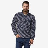 Patagonia Men's Lightweight Synchilla Snap-T Fleece Pullover - Synched Flight: New Navy Synched Flight: New Navy