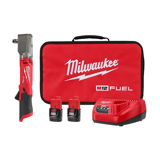 Milwaukee M12 Fuel 1/2 In. Right Angle Impact Wrench With Friction Ring Kit