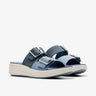 Clarks Women's Dift Buckle Sandal - Denim Combination Denim Combination