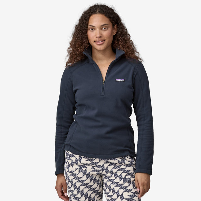 Patagonia Women's Micro D Quarter-Zip Fleece - New Navy New Navy