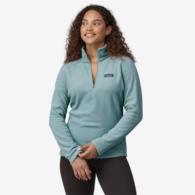 Patagonia Women's Micro D Quarter-Zip Fleece - Thermal Blue Thermal Blue