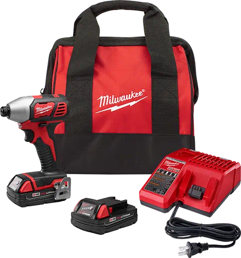 Milwaukee M18 1/4 In. Hex Impact Driver Cp Kit
