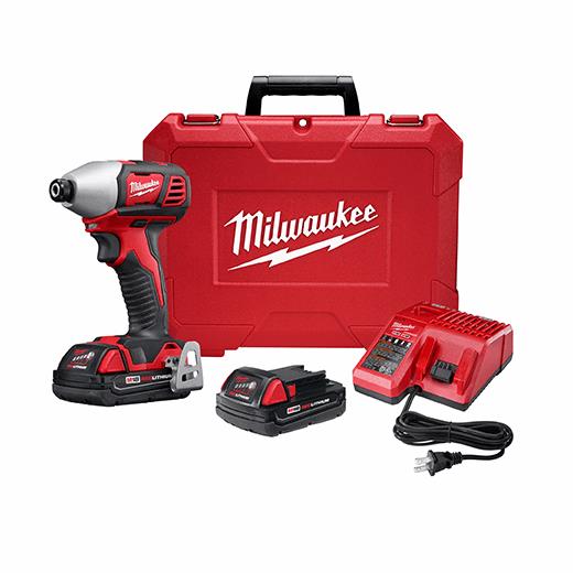 Milwaukee M18 2-speed 1/4 In. Hex Impact Driver Kit