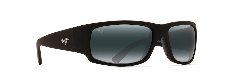 World Cup Sunglasses, Black Rubber/grey