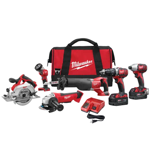 Milwaukee M18 Cordless 6-tool Combo Kit