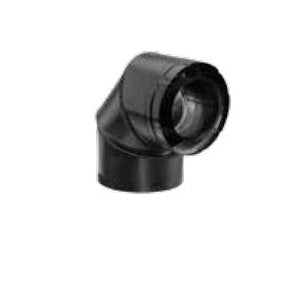DuraVent Stove Pipe Elbow Black