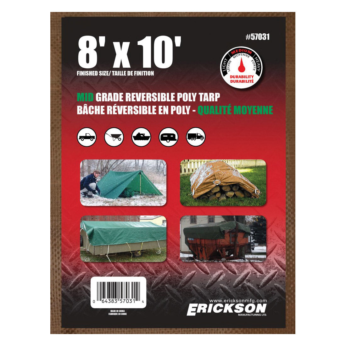 Erickson Reversible Tarp