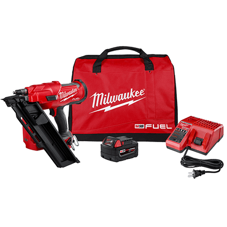 Milwaukee M18 Fuel 30 Degree Framing Nailer Kit