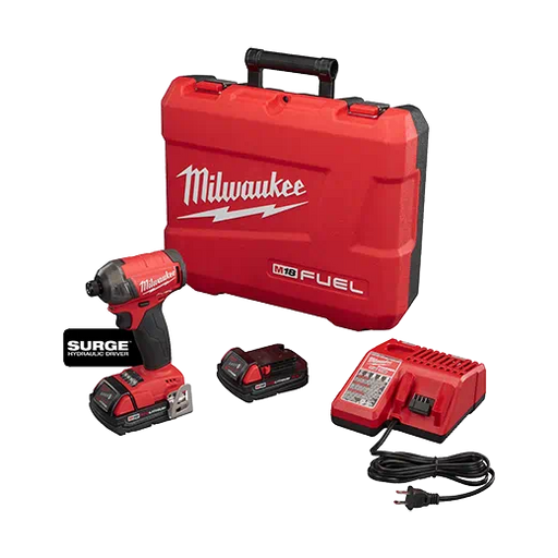 Milwaukee M18 Fuel Surge 1/4 In. Hex Hydraulic Driver Kit