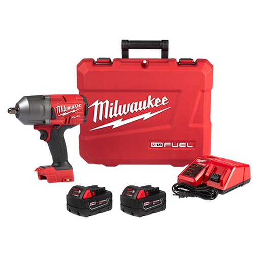 Milwaukee M18 Fuel High Torque ½ In. Impact Wrench With Pin Detent Kit