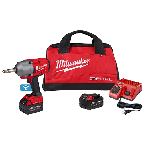 Milwaukee M18 Fuel ½ In. Ext. Anvil Controlled Torque Impact Wrench With One-key Kit