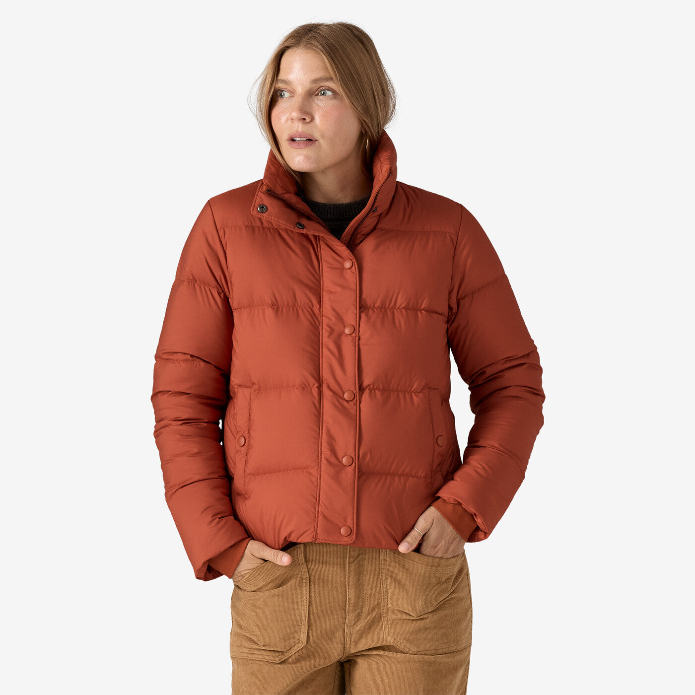 Patagonia Women's Silent Down Jacket - Burnished Red
