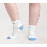 Wide Open Single Stripe Cushioned 1/4 White