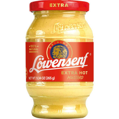 Löwensenf Extra Hot Mustard Jar