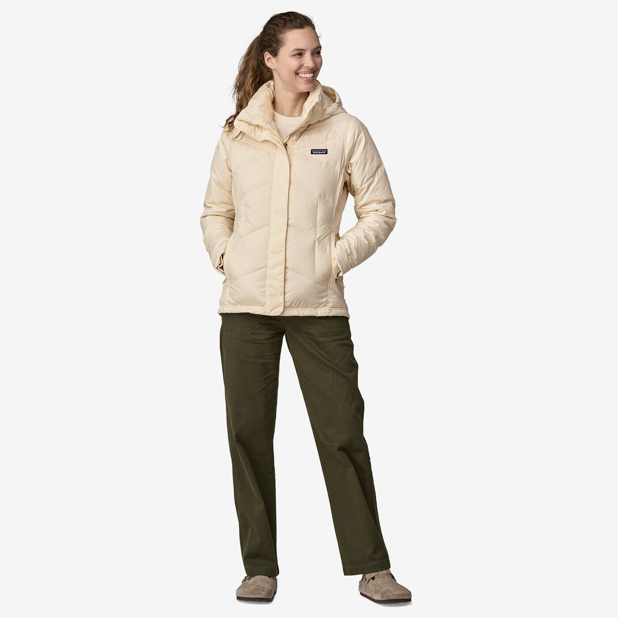 Patagonia Women's Down With It Jacket - Natural Natural