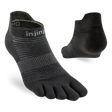 Injinji Run Lightweight No-Show Sock - Black Black