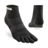 Injinji Run Original Weight Mini-Crew Sock - Black Black