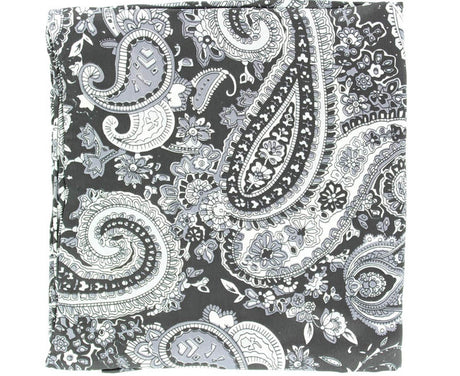 Wild Rags Paisley Silk Western Scarf - Black Black