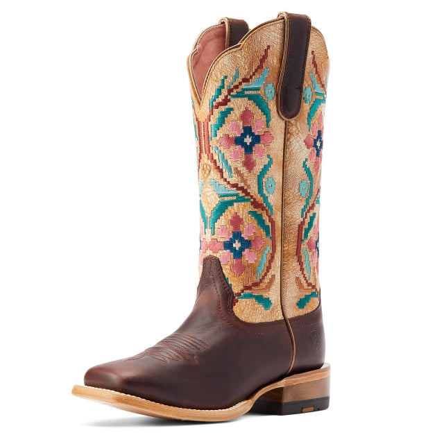 Ariat International Frontier Daniella Western Boot Bronze