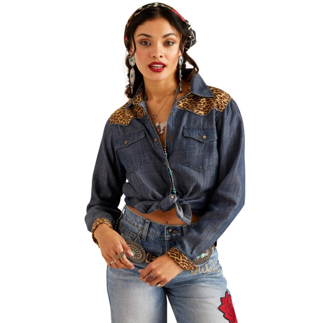 Ariat Layla Rose Rodeo Quincy Shirt Chambray /  / Regular