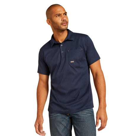 Ariat Rebar Foreman Polo Navy /  / Tall