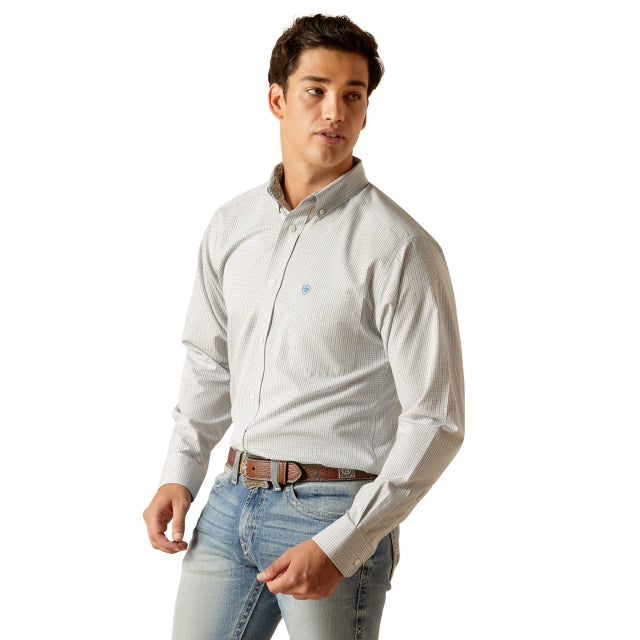 Ariat Wrinkle Free Kaeden Fitted Shirt White /  / Regular