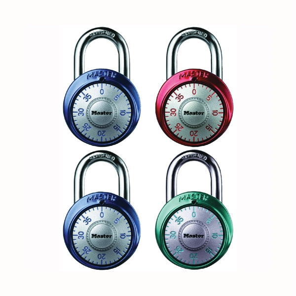 Master Lock Dial Padlock Assorted