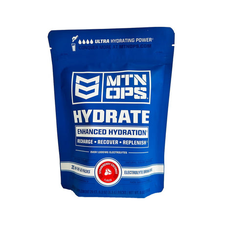 Mtn Ops Hydrate Trail Pack Drink Mix Strawberry coconut