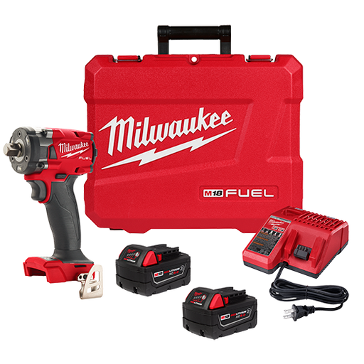 Milwaukee M18 Fuel 1/2  In. Compact Impact Wrench With Pin Detent Kit