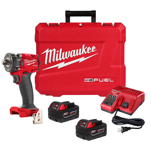 Milwaukee M18 Fuel 1/2  In. Compact Impact Wrench With Pin Detent Kit