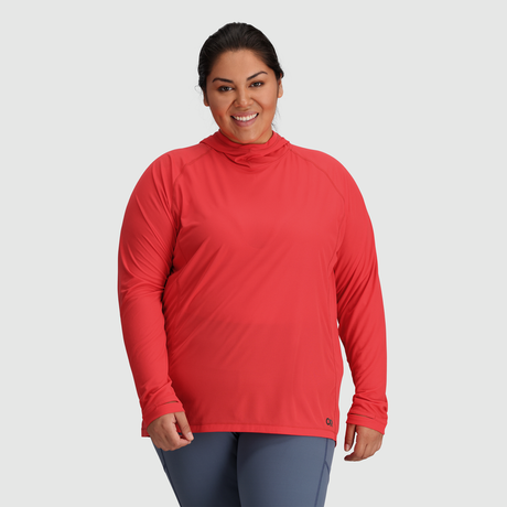 Outdoor Research Women's Echo Plus Size Hoodie Rhubarb