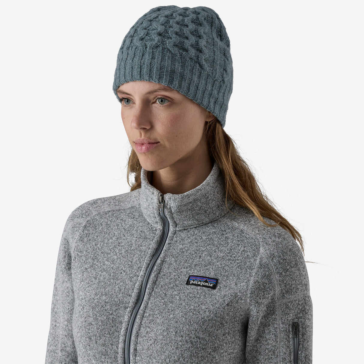 Patagonia Coastal Cable Beanie - Utility Blue Utility Blue