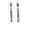 Blazin Roxx Turquoise Stone Bar French Hook Earrings