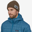 Patagonia Brodeo Beanie - Fitz Roy Trout Patch: Ash Tan Fitz Roy Trout Patch: Ash Tan