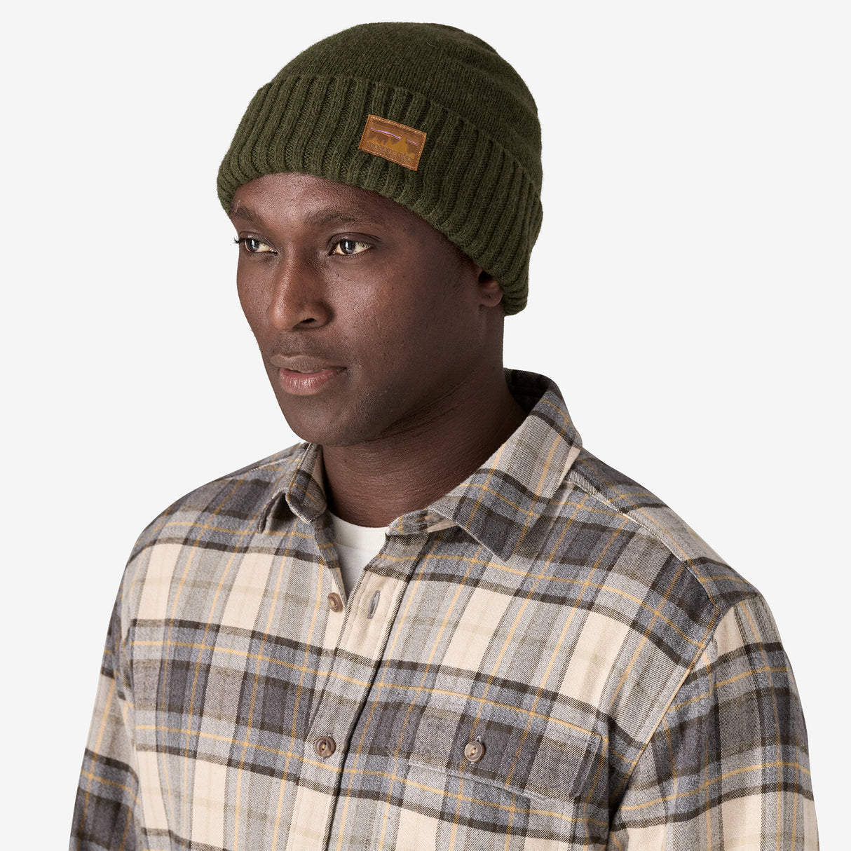 Patagonia Brodeo Beanie - '73 Skyline: Pine Needle Green '73 Skyline: Pine Needle Green