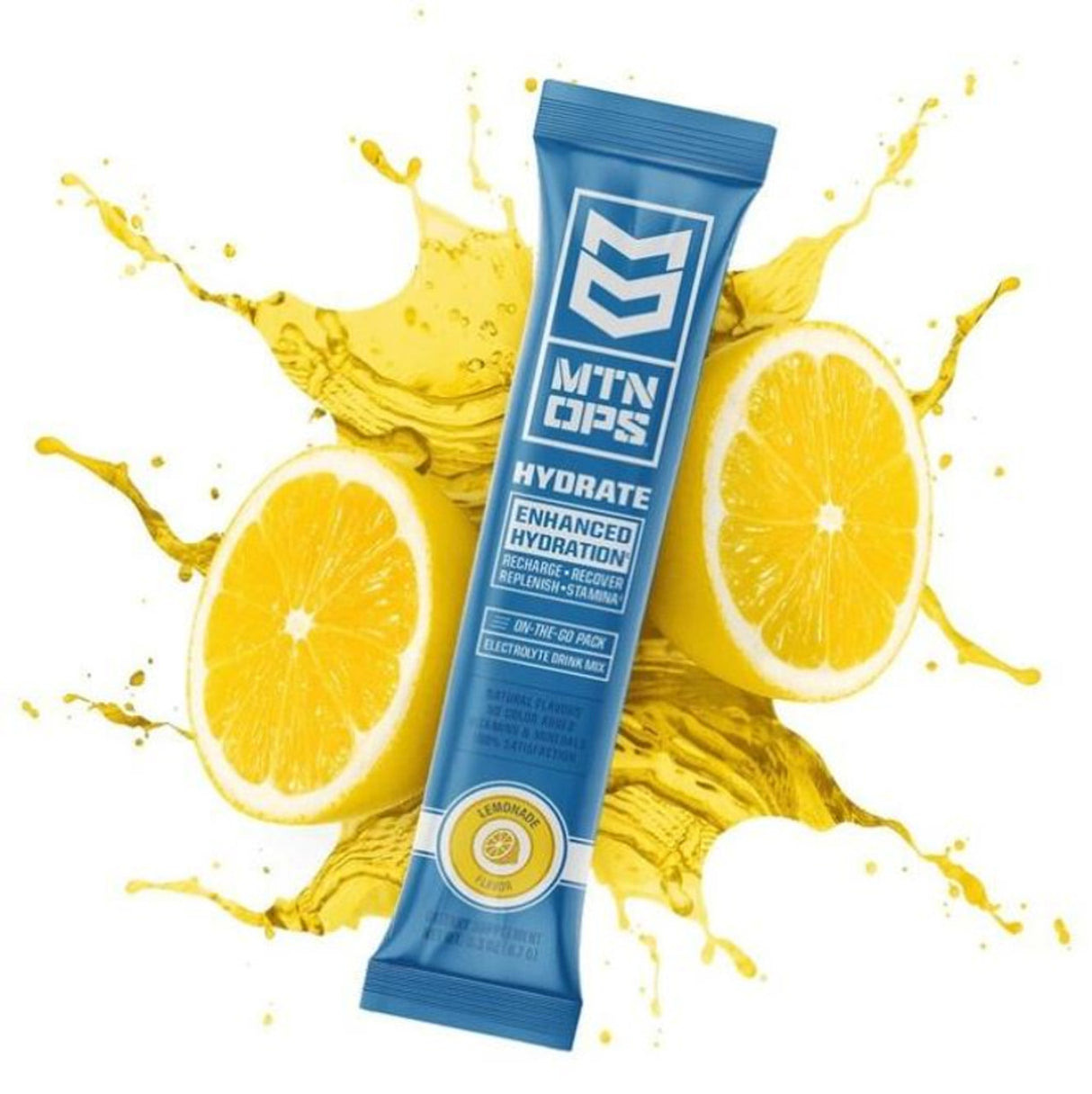 Mtn Ops Hydrate Trail Pack Drink Mix Lemonade