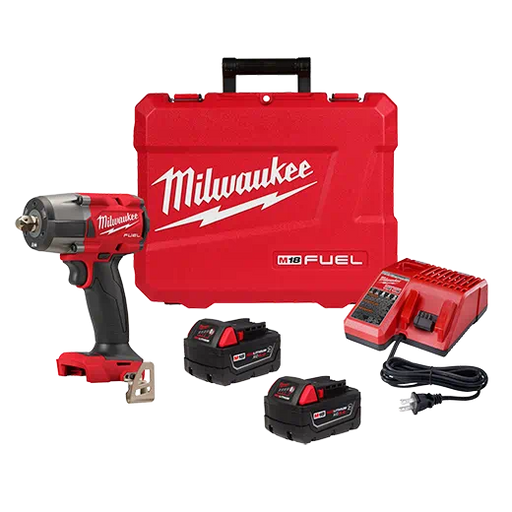 Milwaukee M18 Fuel 1/2  In. Mid-torque Impact Wrench With Pin Detent Kit