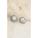 Blazin Roxx Large Crystal Ball Stud Earrings