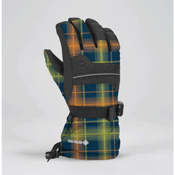 Gordini Junior's Gore-tex® Glove Blue Plaid