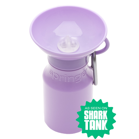 Springer Pets Mini Dog Travel Bottle 15oz - Lilac Lilac