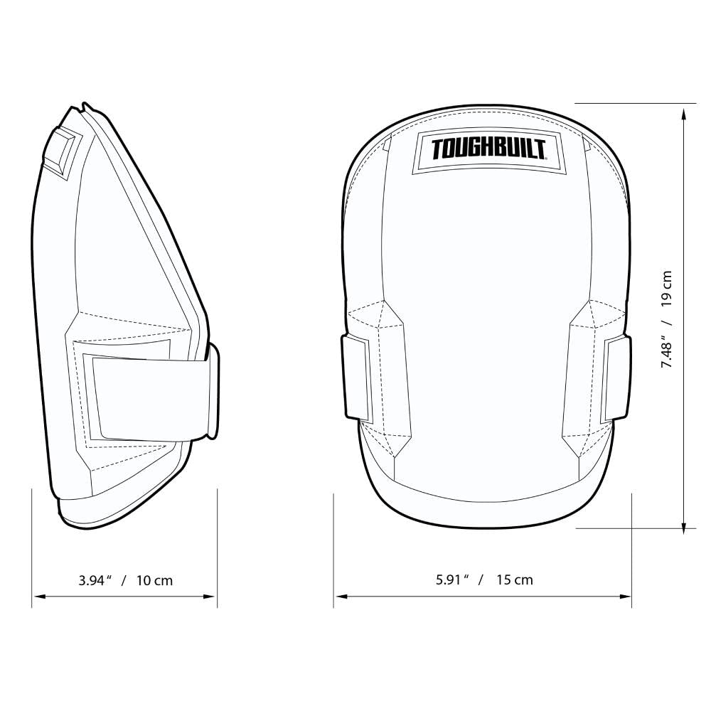 ToughBuilt 2 in 1 Knee Pads