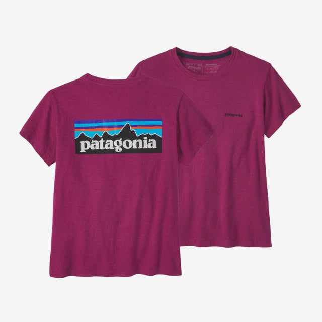 Patagonia Women's P-6 Logo Responsibili-Tee Star Pink