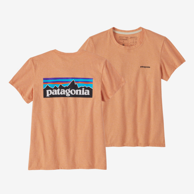 Patagonia Women's P-6 Logo Responsibili-Tee Cowry Peach