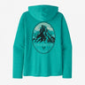 Patagonia Men`s Cap Cool Daily Graphic Hoody Chouinard Crest: Subtidal Blue X-Dye